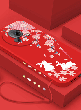 适用魅族lucky08手机壳新款液态硅胶LUCKY08直边保护套个性创意兔兔AI潮牌简约男女款魅族幸运08全包防摔