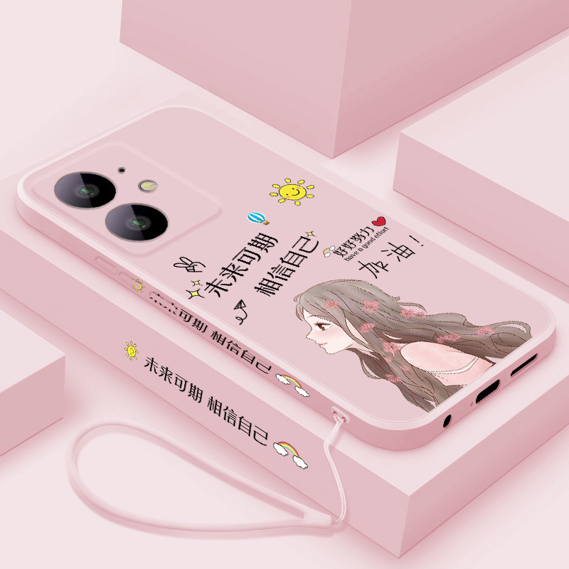 适用Realmeneo7turbo手机壳真我NEO7X液态硅胶保护套noe7se网红超火女款未来可期RMX5062‌全包防摔软外壳