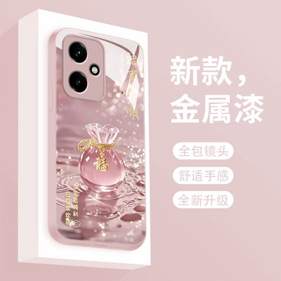 适用荣耀400手机壳网红幸运福袋荣耀400pro液态玻璃保护套HONOR新款5g时尚高级全包女款四百超薄防摔散热硬壳