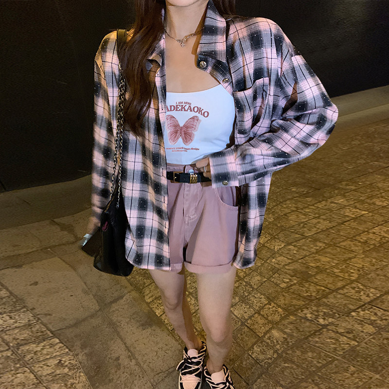 张大人大码女装胖妹妹mm显瘦甜酷风辣妹牛仔裤防晒外套时尚套装秋_虎窝淘
