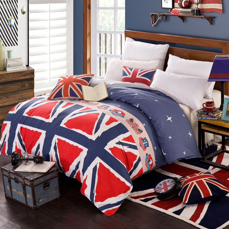 英国国旗被套单件全棉纯棉米字旗被罩单双人学生宿舍1.5米2m1.