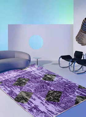 1.6x2.3米紫色中式现代欧式卧室衣帽间地毯现货进口土耳其茶几毯