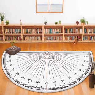 加厚尼龙教室儿童房学校阅读角亲子活动室地毯量角仪创意地垫定做