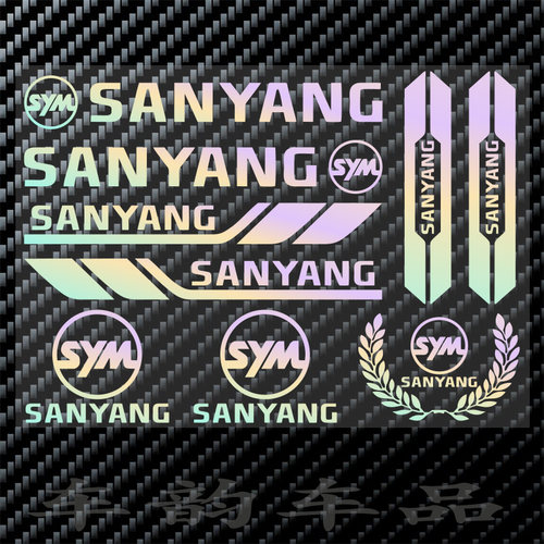 适用SYM三阳巡弋150 300 悍将 FNX150 JoymaxF 300摩托车贴纸