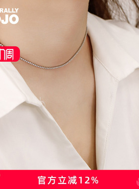 满天星方锆石项链女生轻奢小众设计高级感锁骨链颈链通勤时髦气质