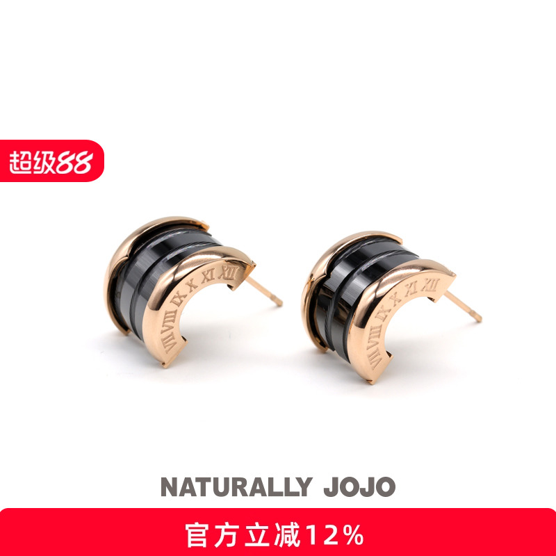 陶瓷耳钉   小众设计   保色服务