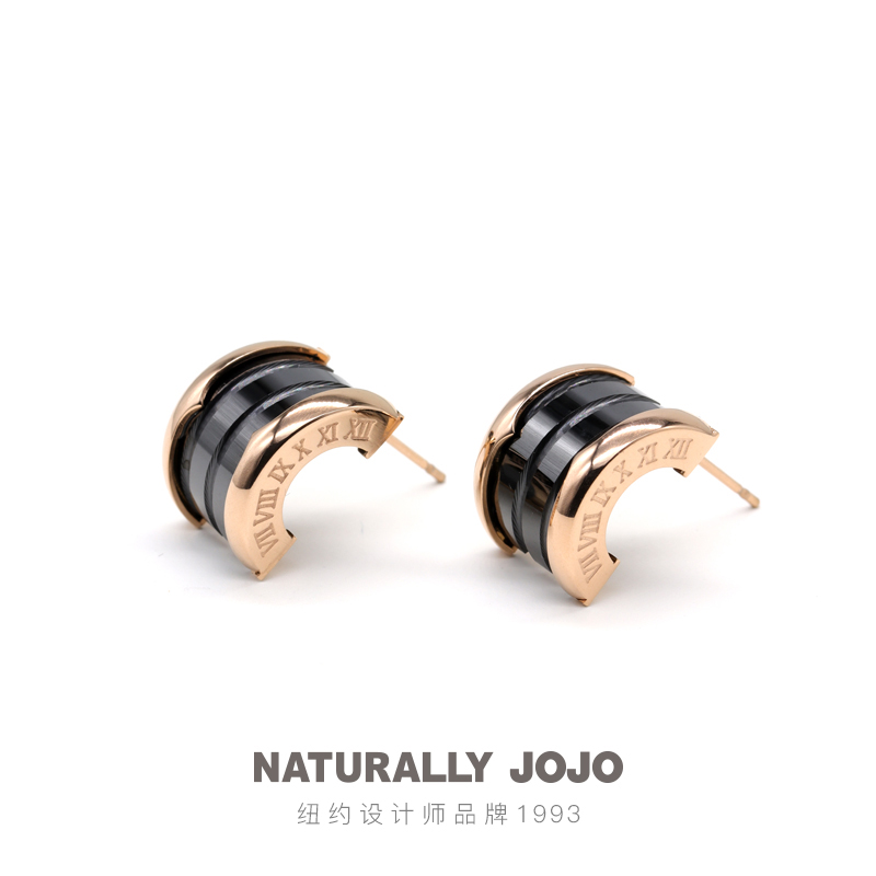 陶瓷耳钉   小众设计   保色服务