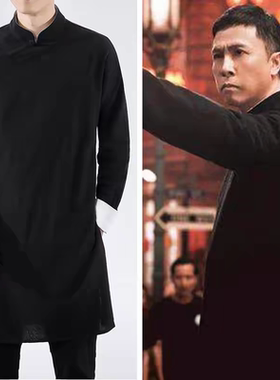 叶问4同款长衫衣服咏春拳服装李小龙唐装甄子丹功夫国风练功服男