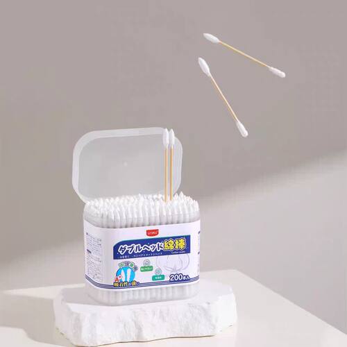 双头棉签掏耳朵化妆一次性卫生棉棒小细尖头双头挖耳勺棉棒
