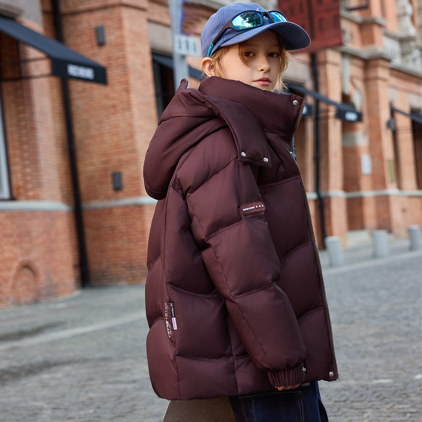 巴拉品男童羽绒服2025新款洋气大童短款加厚极寒儿童保暖外套冬装