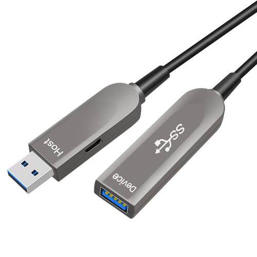 光纤USB3.0数据线公对母工业摄像头会议相机Kinect DK体感器连接