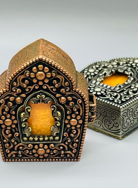 西藏嘎乌盒擦擦配件挂件藏式特色复古民族风尼泊尔手工艺吊坠男女