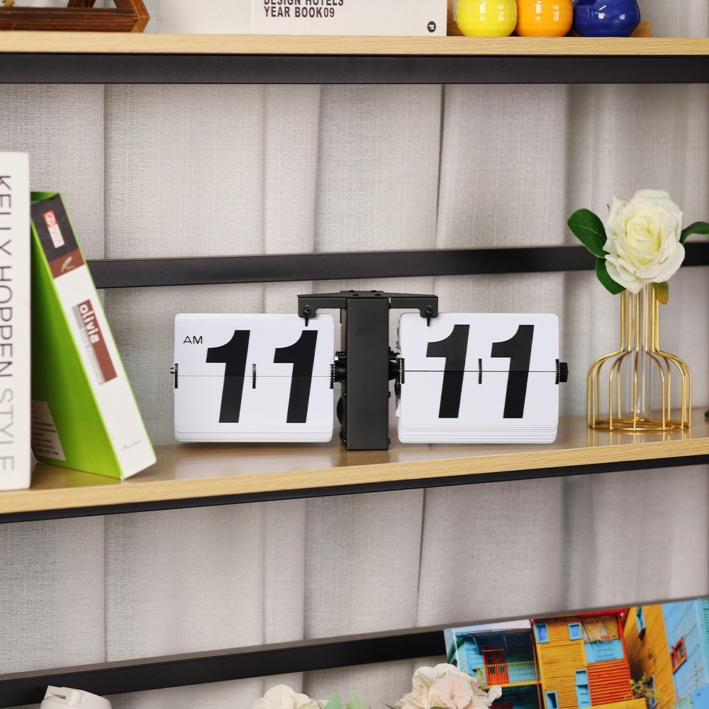 欧式钟表复古机械自动翻页钟客厅创意钟大号座钟挂钟个性时钟包邮,家居饰品,座钟,淘宝优惠券,粉丝福利购,淘宝优惠卷