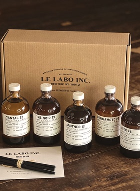 LELABOINC.无火藤条香薰扩香檀香santal26号檀香木质室内家用香氛