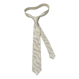 领带男米白黑色立体复古花纹新郎备婚休闲商务西服衬衫正装通勤潮