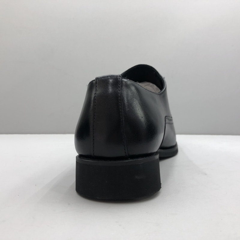 AUTUMN AND WINTER NEW BUSINESS VERSATILE DRESS LEATHER SHOES BRITISH FASHION FLAT HEEL ROUND TOE DEEP LACE-UP DAD SHOES TRENDY