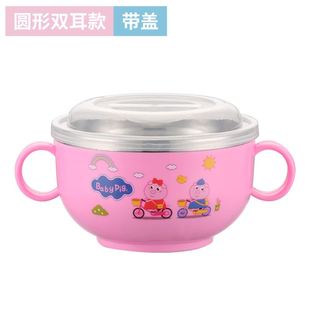 304不锈钢儿童碗家用饭碗防烫防摔宝宝吃饭碗送礼碗婴儿辅食碗