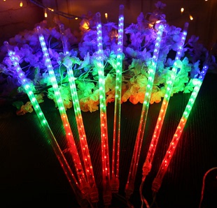 LED彩灯流星雨闪灯室内户外庭院防水亮化工程树挂装饰灯串插电彩