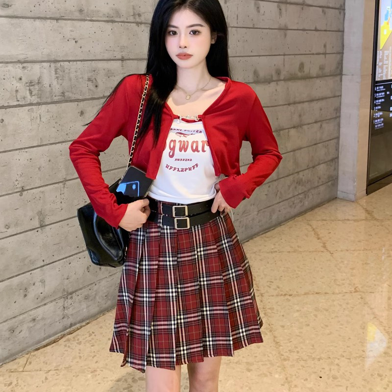 美式复古小个子半裙蓬蓬半身裙子
