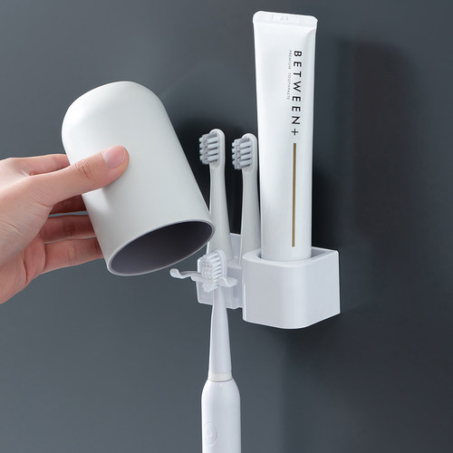 牙刷置物架免打孔卫生间洗漱口杯