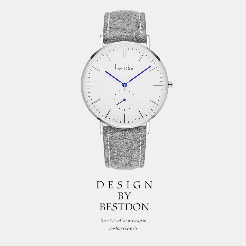 邦顿手表女男简约气质石英表极简风学生潮流情侣正品名牌国产腕表