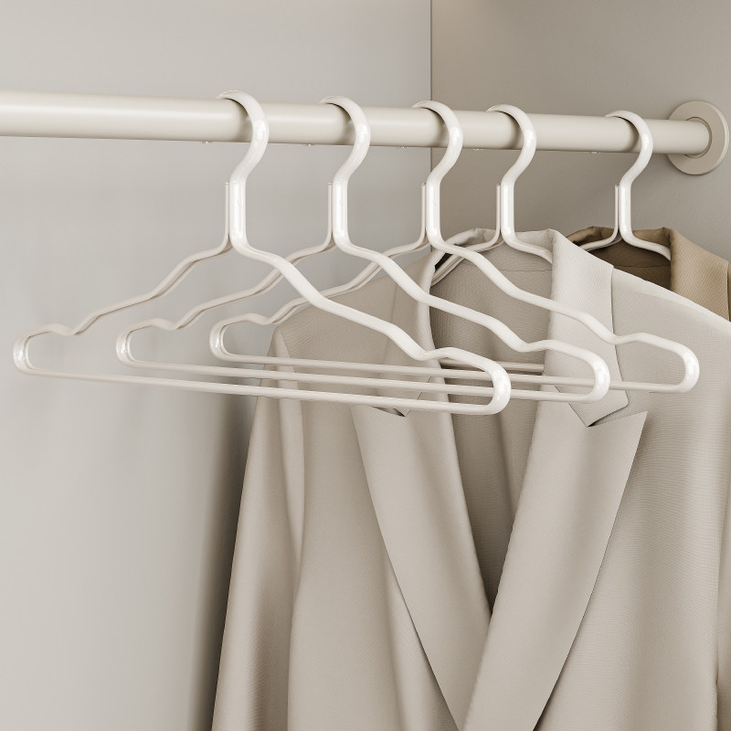 衣架无痕轻奢挂衣家用加宽太空铝合金衣柜衣服架子服装店衣挂衣撑