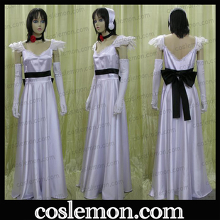 coslemonVOCALOID初音未来Cendrillon白色礼服cos服装全套cosplay