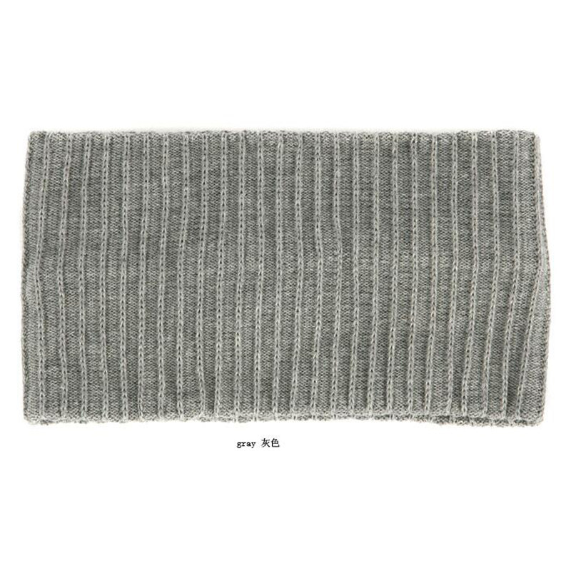 韩国东大门进口头发饰品不勒头简约运动浅灰色男士针织宽边发带
