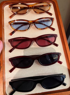 高级感复古猫眼墨镜女士镜框防紫外线遮阳显脸小太阳眼镜2025新款