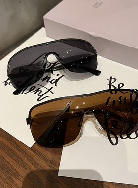 一体式墨镜男女高级感ins