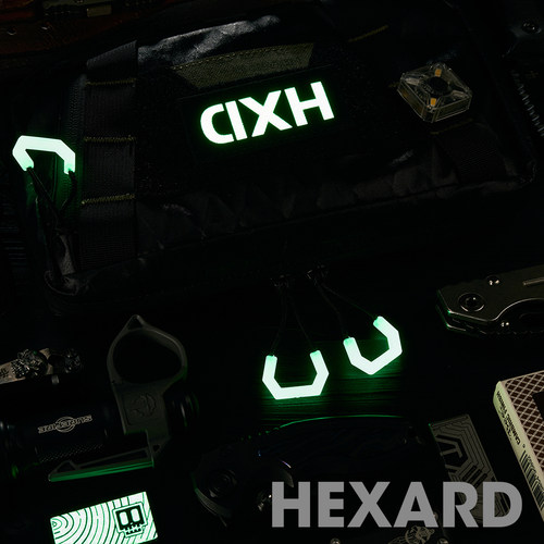 户外拉链Hexard夜光坠