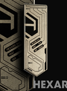 Hexard DFP-02 钛合金 金属士气臂章