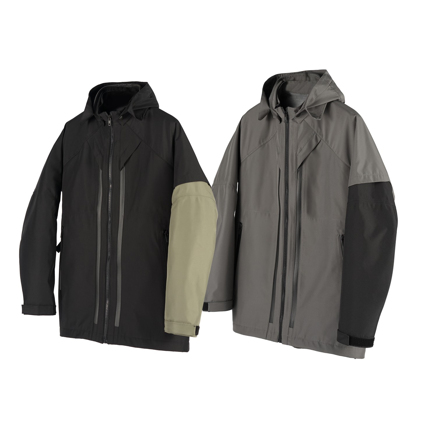 拼色外套nosucismV领春秋宽松