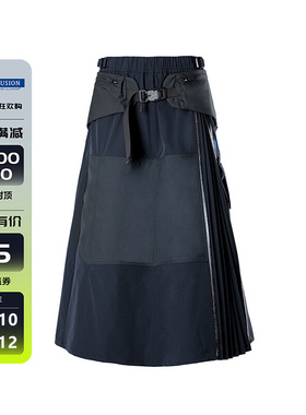 RL | REINDEE LUSION 先锋机能时装女子户外百褶廓形拒水半身长裙