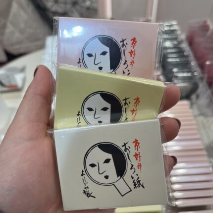 日本原装yojiya优佳雅吸油纸香粉纸补妆散粉学生平价控油透明色