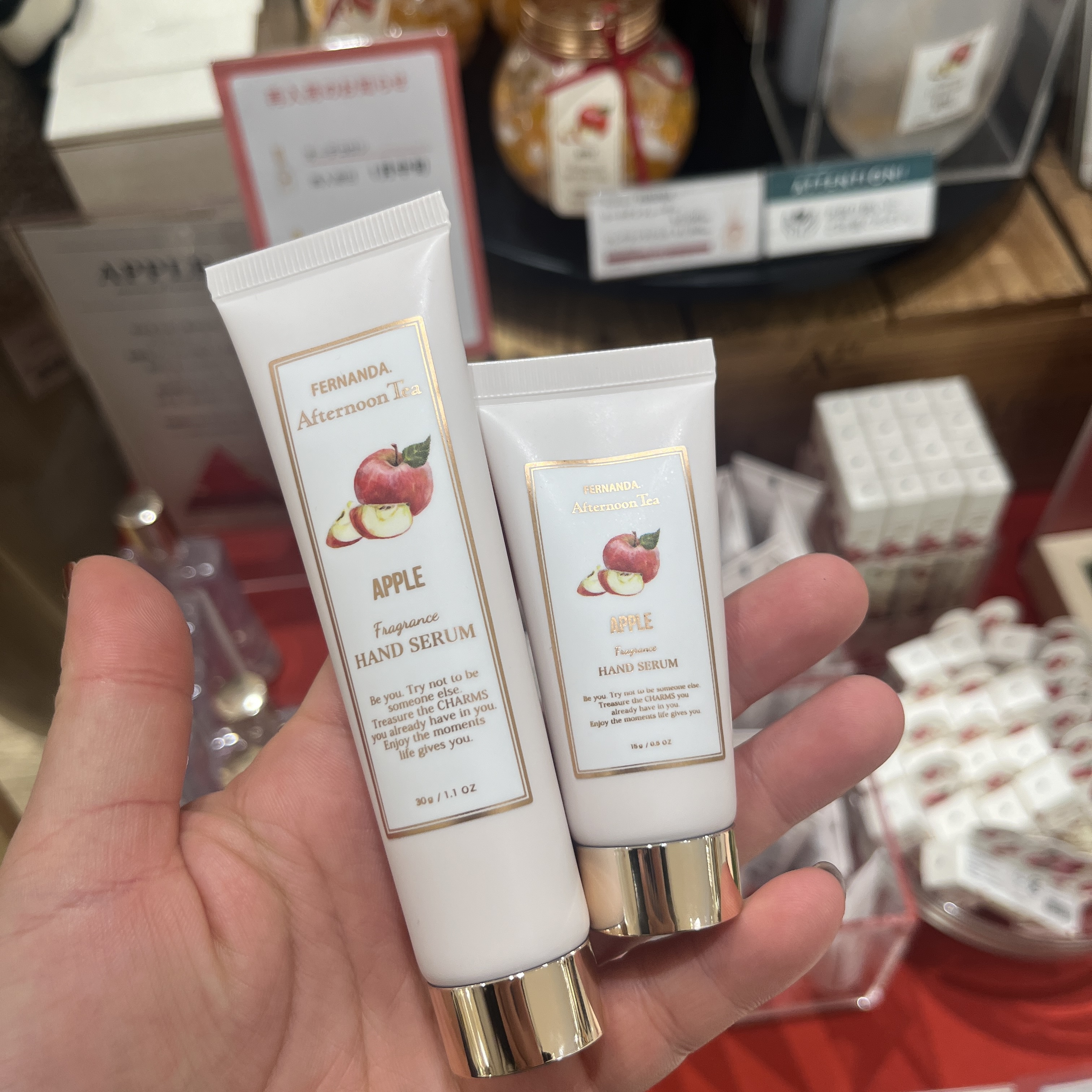 日本购 afternoon tea下午茶限定苹果护手霜唇膏香膏身体乳香水