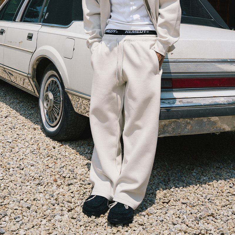 Remedy 秋季国潮空气层运动长裤子美式潮牌宽松直筒休闲卫裤男女,男装,卫裤,淘宝优惠券,粉丝福利购,淘宝优惠卷