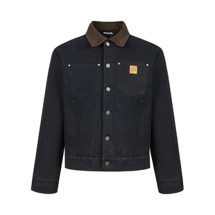 Remedy美式复古底特律工装夹克男女秋冬新款宽松休闲水洗夹棉外套