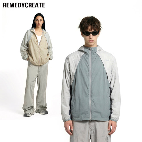 Remedy 春夏新款UPF50+透气防晒衣男女轻薄款连帽拉链外套防晒服