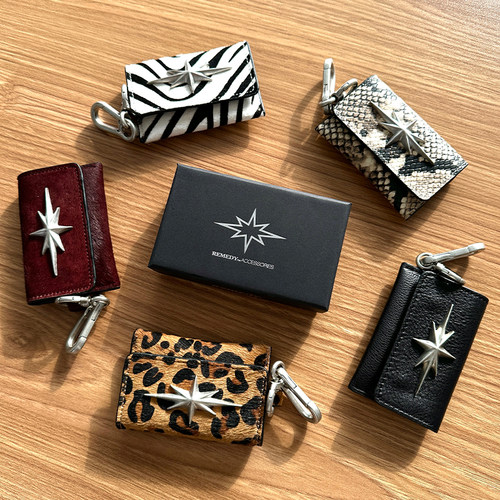 RMDCrew 国潮原创定制腰间配饰钥匙扣零钱包cleanfit牛皮卡包