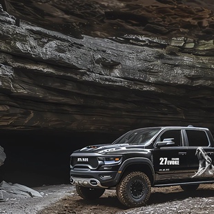 适用于福特猛禽游骑侠大蟒蛇霸道公羊生肖装饰改装汽车贴纸拉花