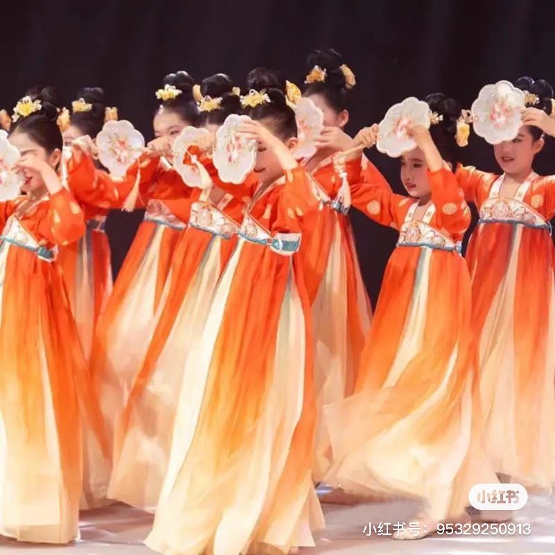 俏扇妆钿儿童古典舞蹈表演女童中国舞古风演出服唐装超仙飘逸襦裙,童装/婴儿装/亲子装,儿童演出服,淘宝优惠券,粉丝福利购,淘宝优惠卷