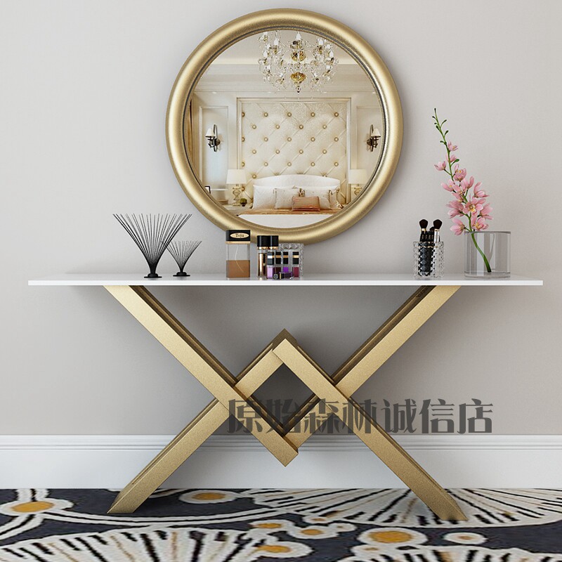Northern Europe modern Simplicity Console Tables Iron art a living room decorate Corridor Aisle solid wood golden Entrance cabinet partition Wallin the Residential furniture , Case/Taiwan class , Entrance station  category - from Buy2taobao.com to provide professional Taobao agent buy service