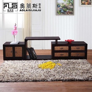 东南亚藤编沙发茶几电视柜藤茗匠