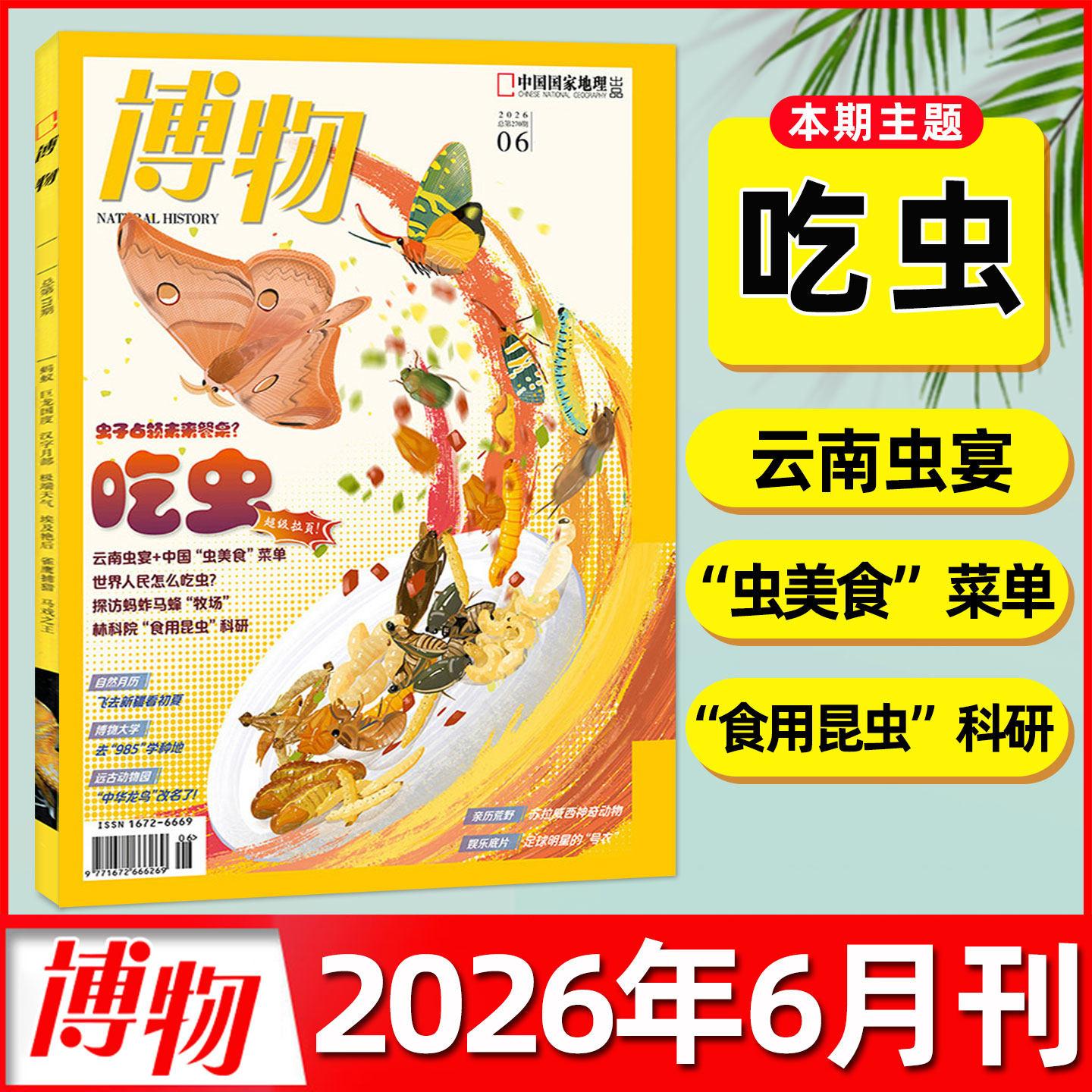 【吃虫专题】博物杂志2026年6月【另有1-7月/全年订阅/2025全年】中国国家地理出品青少年科普万物好奇号怪怪宠物箱增刊过刊单本