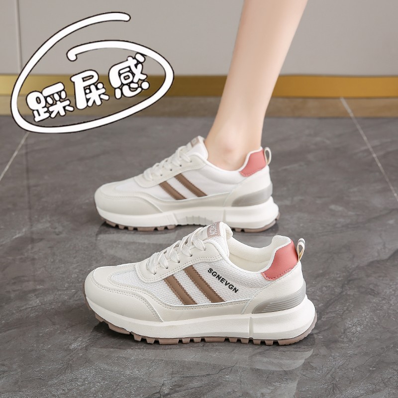 春季2025新款学生网面跑步鞋34码