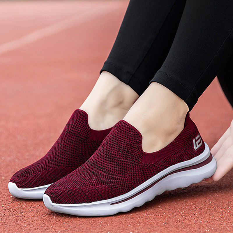 老北京布鞋女轻便舒适妈妈鞋防滑软底中老年一脚蹬休闲健步运动鞋,女鞋,网面鞋,淘宝优惠券,粉丝福利购,淘宝优惠卷