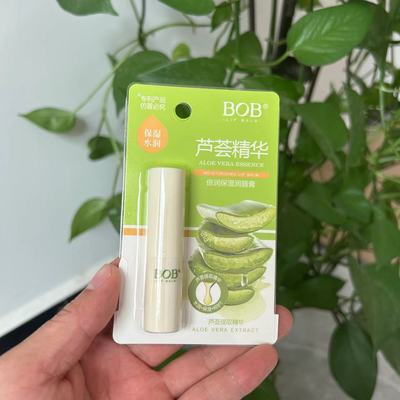 芦荟BOB保湿润唇膏倍润保湿