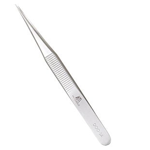 海川崎 DOO-SA 不锈钢镊子 直尖带牙镊子 电子零件镊子 尖头镊子