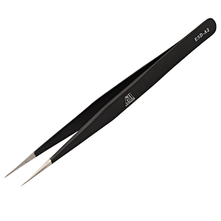 海川崎 ESD-A0 电子元件零件镊子 无磁不锈钢尖头镊子夹子 ≈11cm